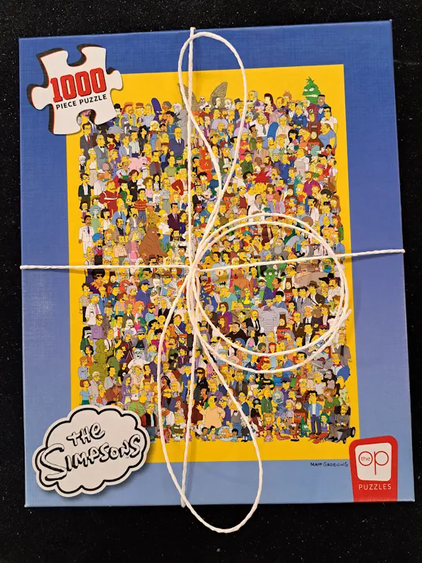 The OP puzzles - The Simpsons 1000p KÄYTETTY!