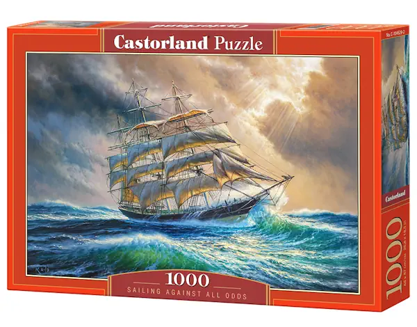 Erinlaisissa luonnonvoimissa purjehdus.