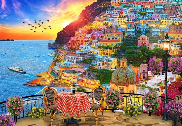Bluebird - Positano Italy 1000p - Image 2