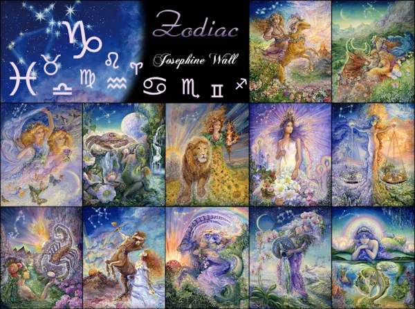 Grafika - Josephine Wall Zodiac Signs 2000p - Image 2